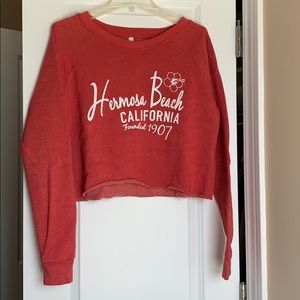 Crop top sweatshirt